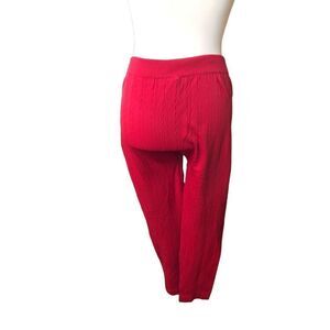 Faded Glory red flannel type leggings stretchy Christmas pants size XL